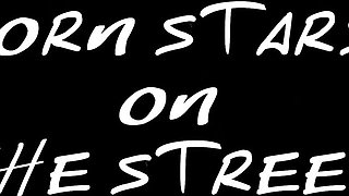 Exciting bimbo at party action