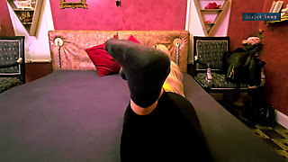 Sheela Sinner Foot Worship Barefoot Kissing Smelling Foot Fetish Socks Smelling