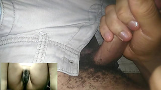 Masturbating on a video call