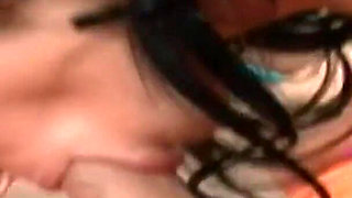 Foot Sex Lovers Scene-1_sexy Brunette with a Big Ass Enjoys a Cumshot on Her Feet