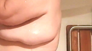 BBWchocolate Milk Messy play then wash it all clean!