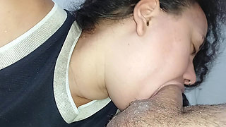 THE BEST BLOWJOB IN THE WORLD IS THIS GREEDY BITCH, SHE DEVOURS THE COCK