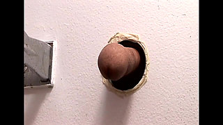 Bathroom Sluttiest Glory Hole Blowjob for a Blonde Horny Bitch