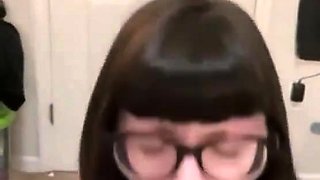 Blowjob cumshot whore gargles pov bukkake fetish cum