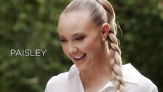 Richard Mann and Paisley Porter's big tits video by Blacked.Com
