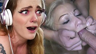 Carly Rae Summers Reviews Hot Blonde German Slut Gets Extreme Rough Fuck with Big Cock - PF Porn Reactions