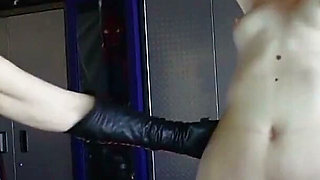 Mature Mistress dominate her innocent petite slave girl