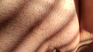 Morning Sex in the Office. Creampie Pussy Fucking. Female Orgasm and Pulsating Clitoris. Close-up