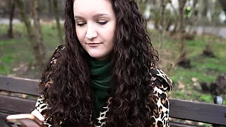 GERMAN SCOUT - Big natural saggy Tits Teen Alisa Horakova