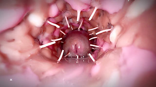 Her spiky vagina made my old dick cum like a fire hose
