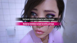 Anita's Internship - Gameplay - Roleplay - Petite Teen Pissing and Gives Blowjob and Fucks at Gloryhole