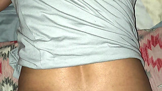 Husband Fucking Her Saali at Night Using Oil for Smooth Stroke