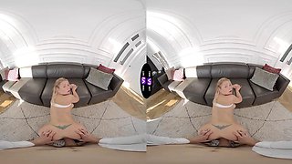 Horny Blonde Joins His Jerkoff And Rides Him Rough - ft. Alexa Flaxy: Porn