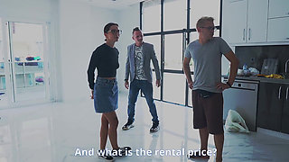 The Husband Watches His Wife Being Fucked by a Realtor for a Discount!