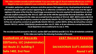 Salvadoran Slut's Audition - Round One