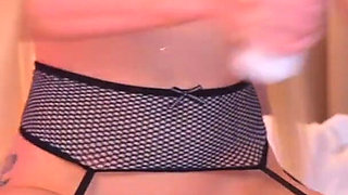 A Dildo Plays with Mia in Bed.