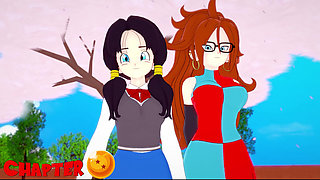 Android 18 enters college to continue fucking Gohan - Dragon Ball zex Series