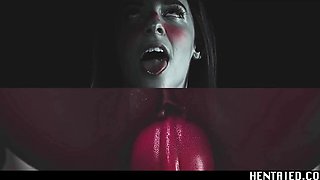 Real Life Manga porn - Anime Desire SciFi Solo Dame Railing Fake penis Ahegao Gooning Internal cumshot