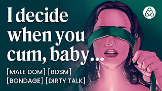 ASMR Audio Porn: Male Dom Fucks Submissive Girl Hard - BDSM Bondage & Orgasm Control - Erotic Audio Roleplay for Women