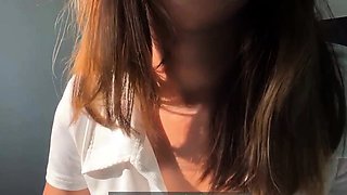 Naughty Brazilian College Student Plays with Her Sex Toy