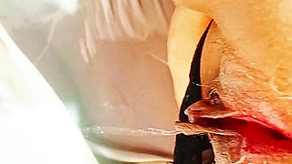 The Cleaning Lady Squirts When I Fuck Her in Doggy