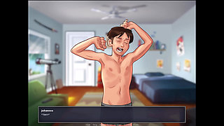 Summertime saga - I switched the vibrator on which she have on