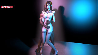 Goddess of the Pixel Realm: Seduction in Motion - 3D Animation Hentai