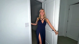 Hot Blonde Swallows BBC Taboo - James Hardon