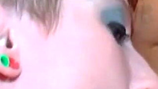 Skinny Babe Fisted Deep in Wild Group Stretch Session