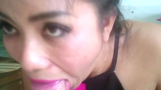 Tiny MILF Plays with Big Cock