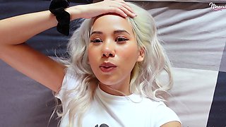 Emo teen on solo webcam masturbation