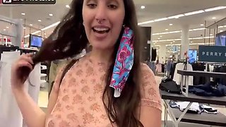 Nancy-Miami- nearly get caught at mall