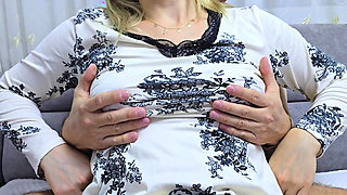 Intimate Play with Puffy Boobs and Nipple Sucking