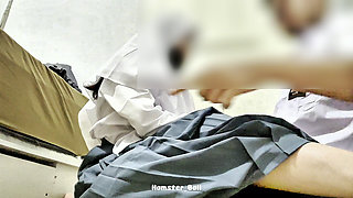 Malay Hijab College Girlfriend Sucks Boyfriend's Big Cock