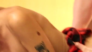 Emo Spinner Leah's Casting: Teasing Blowjob, Cowgirl, Hard Doggie