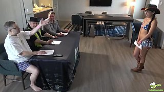 Madison Wilde Takes a Massive Gangbang Creampie Casting