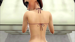 Elastigirl Riding a Giant Cock