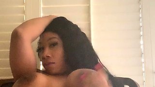 Hot Black Maid Does Some Webcam Black and Ebony
