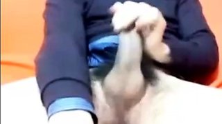 Big Cock Italian Guy Strokes on Webcam