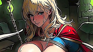 Wonderful Woman & Superiorgirl Get Milked - Car Toon