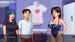 Stepmom in love doing oral sex in the car