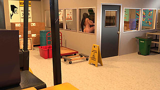 Tifa's Dark Heaven: Cuckold Jerks off and Watch His Girl Getting Pounded Hard and Creampied by His Boss - Episode 40
