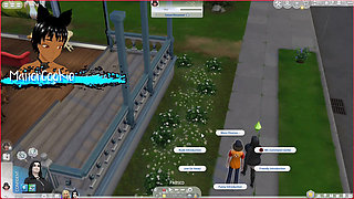 Sims 4 - More daily life and having sex on the table and bed