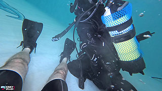 Underwater Domination in Full Scuba Gear