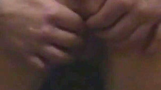 Fantastic MILF Wife with Hairy Pussy Fucked and Cummed in Mouth by Three Huge Amateur Cocks