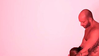 Amber Moore's Petite Blonde Interracial in HD Passion
