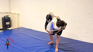 Kourtneyinked Vs Masked Rider - Submission Wrestling Showdown