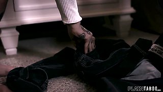When you suck off his big dick then Ill go through his stuff