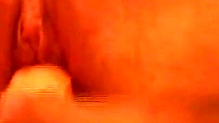 Fantastic Blonde MILF with Big Pussy Lips Masturbates with Dildo and Pisses in the Bathroom