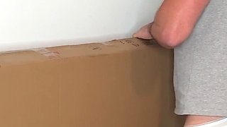 Delivery Man Gets to Give Housewife Facial